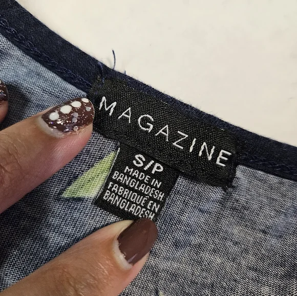 Magazine Flower Tank Top - Picture 3 of 11